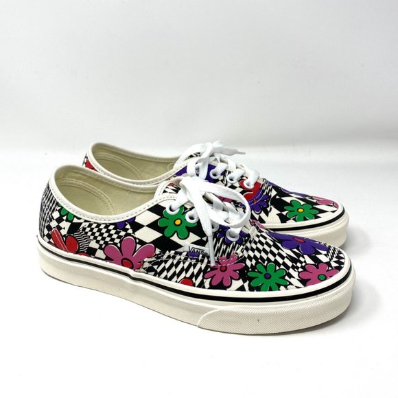 💖MEGA SALE💖Vans Authentic Floral Check Canvas Low Top  Women's  VN0A348A40G - Picture 3 of 10